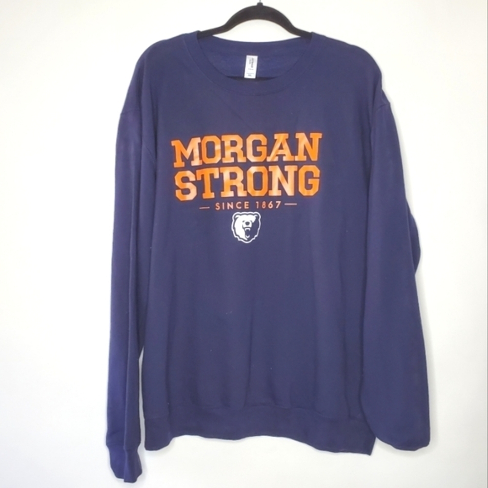 Morgan Strong Sweatshirt Size XXL MSU Academia Pullover Unisex‎ Sporty Active